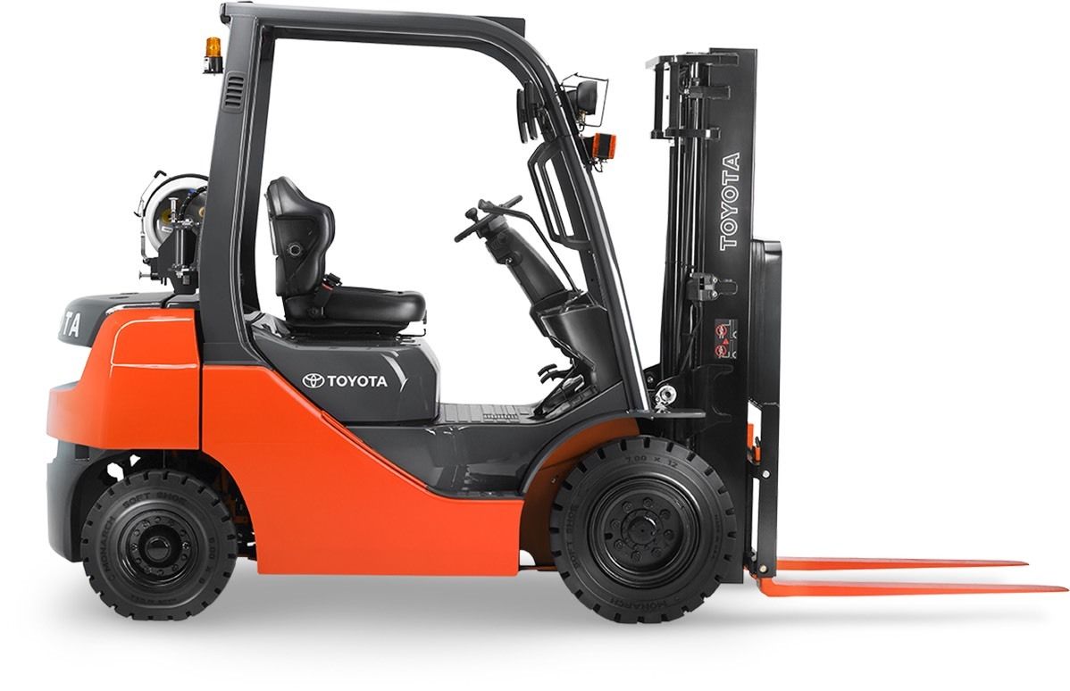 2011 Toyota 8FGU25 Low Profile 5000LB Capacity Forklift