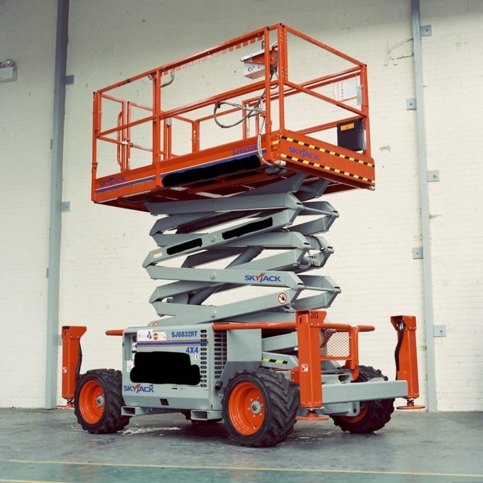 2012 Skyjack SJ6826RT Vertical Scissor Lift