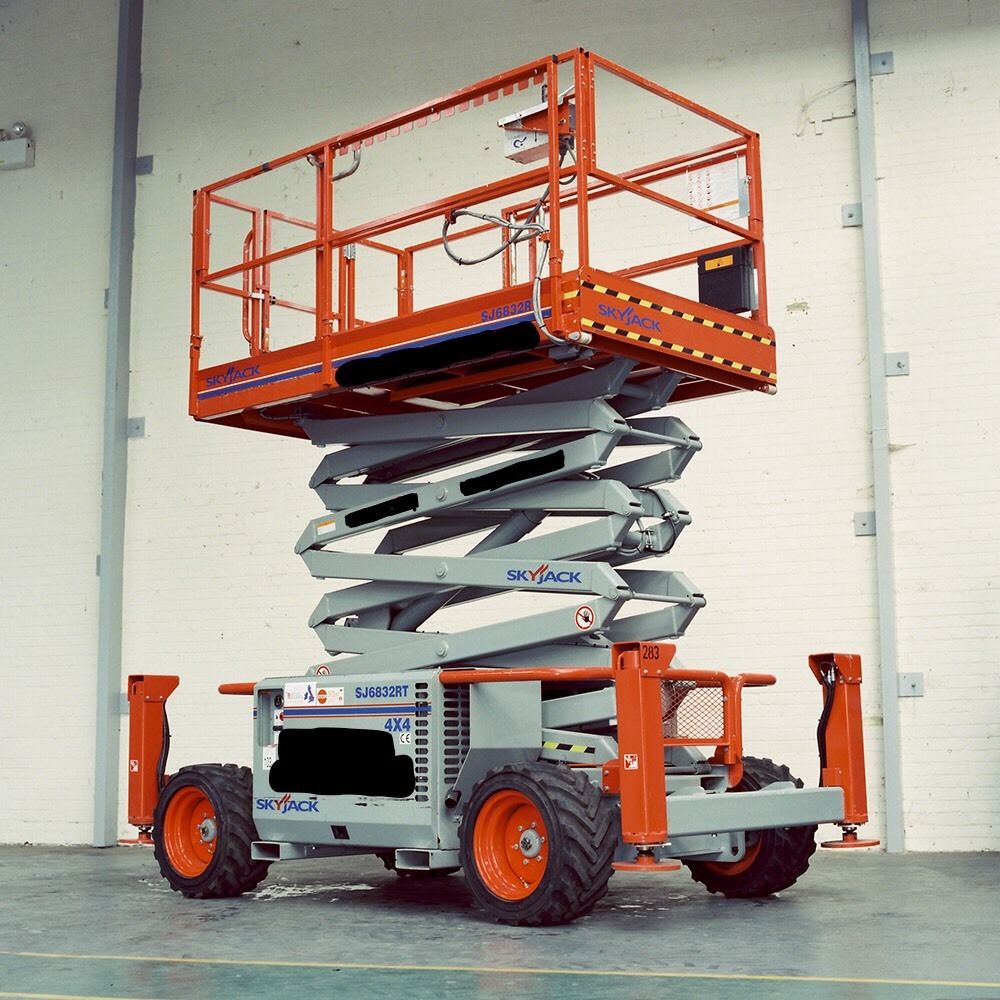 2012 Skyjack SJ6826RT Vertical Scissor Lift