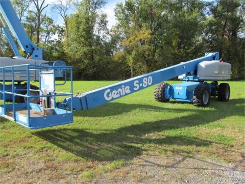 2008 Genie S-80 Boom Lift Manlift 4x4 Drive