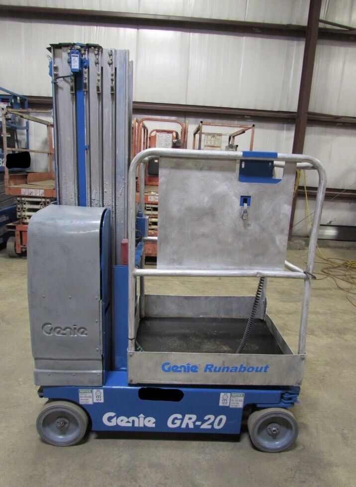 Genie, , Runabout, GR20, Vertical Man Lift