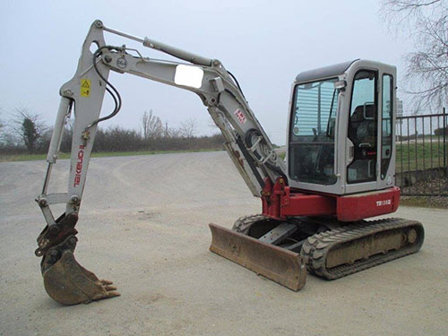 takeuchi, TB138FR, full rotation escavator