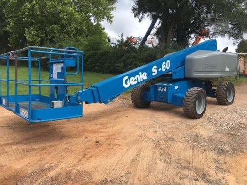 2007 Genie S-60 Boom Man Lift Gas