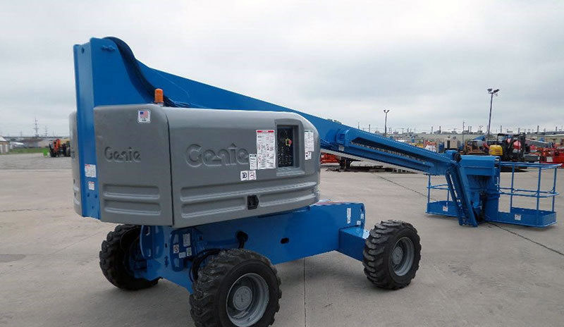 2008 Genie S-45 4WD Boom Man Lift Diesel