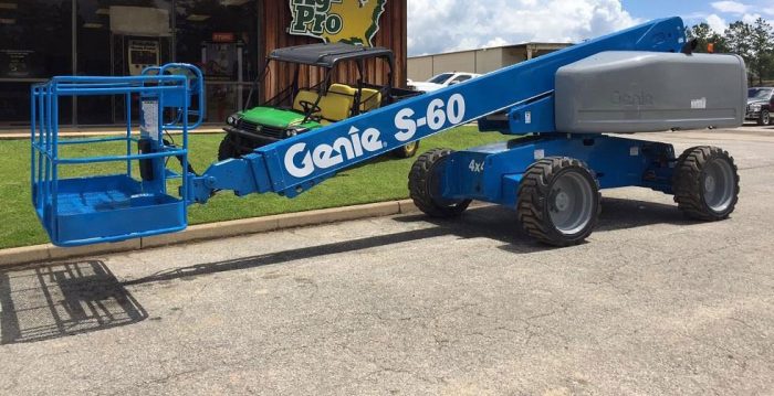 2008 Genie S-60 Boom Man Lift Diesel