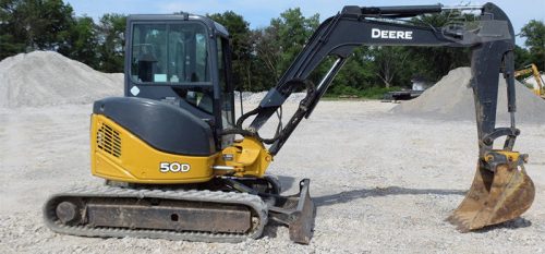 2011 JOHN DEERE 50D Mini Excavator Diesel