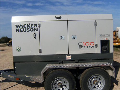 2011 WACKER G 100 Generator