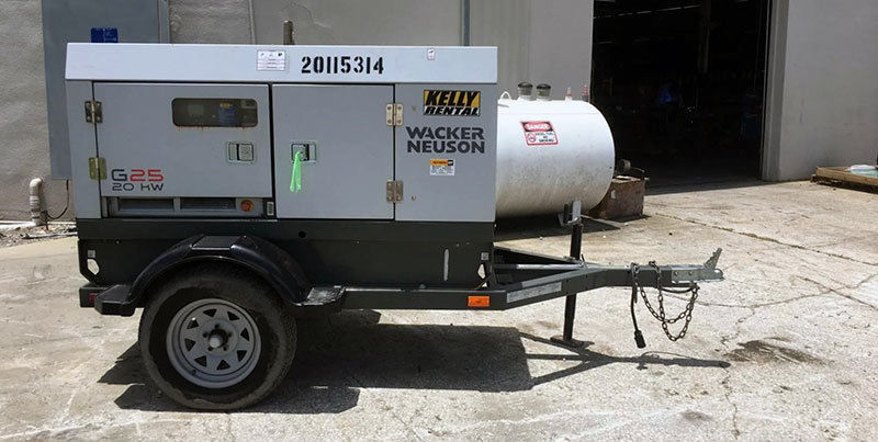 2011 WACKER G 25 Generator