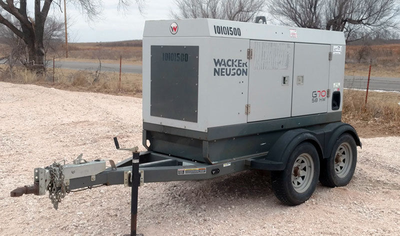 2011 WACKER G 70 Generator