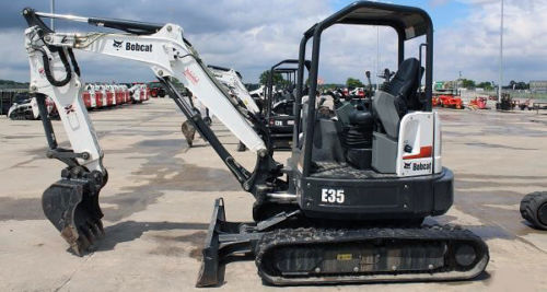 2012 BOBCAT E35 Mini Excavator Diesel