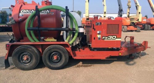 2012 DITCH WITCH FX30 Vacuum Trailer 400-750 Gallon Diesel