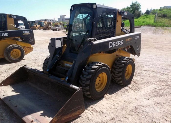 2012 JOHN DEERE 332DX Skid Steer Loader Diesel