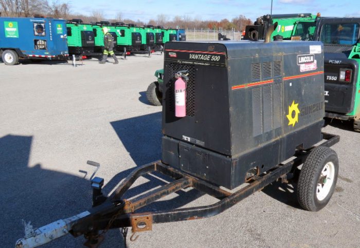 2012 LINCOLN VANTAGE 500 Welder Arc 500