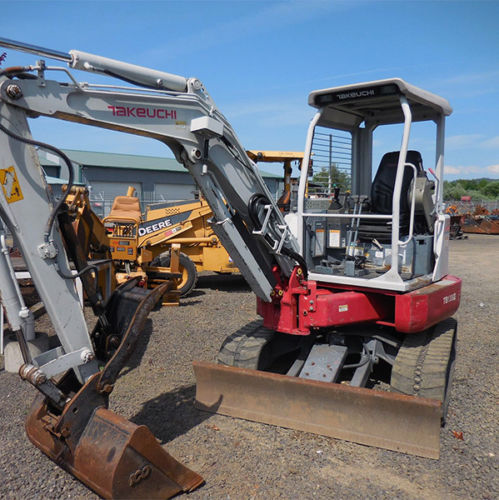 2012 TAKEUCHI TB138FR Mini Excavator Diesel