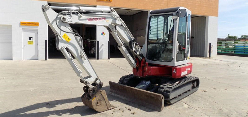 2012 TAKEUCHI TB138FRCR Mini Excavator Diesel