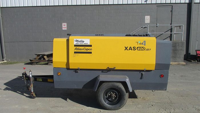 2013 ATLAS COPCO XAS 400 Compressor