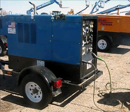 2013 MILLER BIG BLUE 500D Welder Arc 500